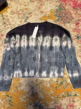Young, fabulous and broke tye dye cardigan